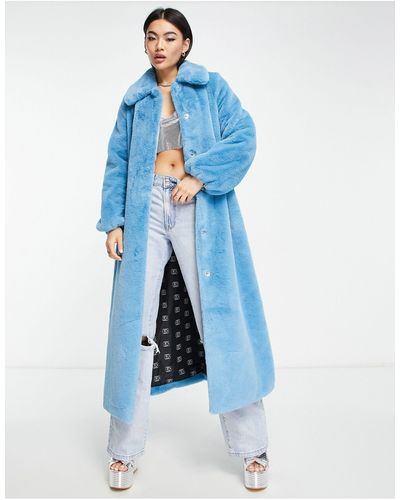 Something New X emilia silberg - cappotto lungo - Blu