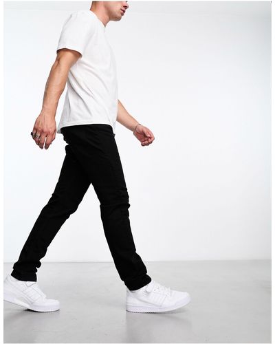 Levi's 512 - jeans slim affusolati neri - Bianco