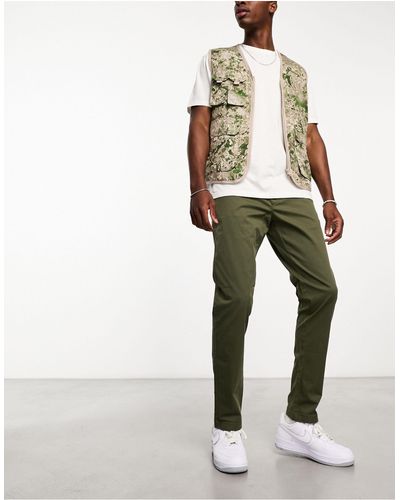 River Island Casual Chino Trousers - Green