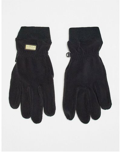 Barbour Axle Fleece Gloves - Black