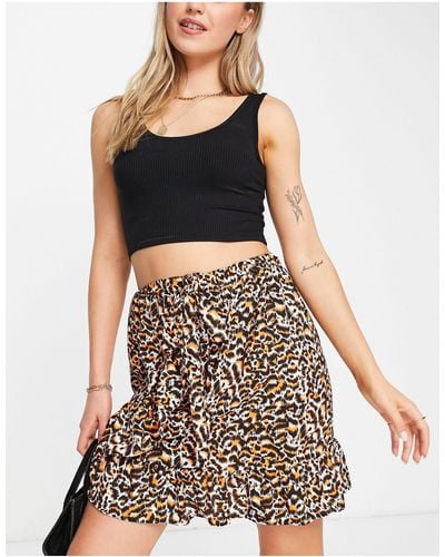 ONLY Animal Printed Wrap Skirt - Multicolour