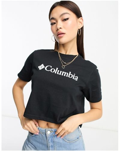 Columbia North Cascades - Cropped T-shirt - Zwart