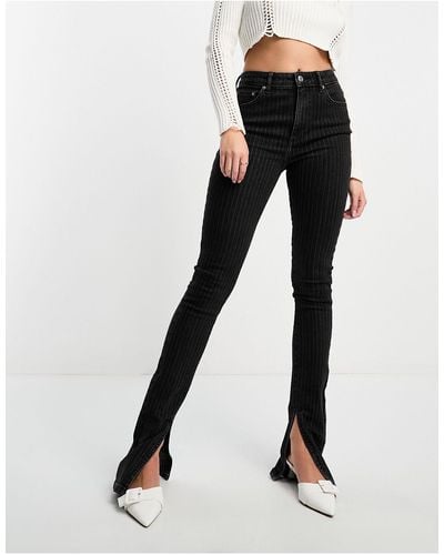 ASOS Skinny Kickflare Jeans - Black