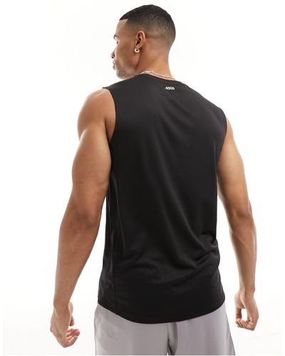 ASOS 4505 Icon Training Sleeveless T-shirt With Quick Dry - Black