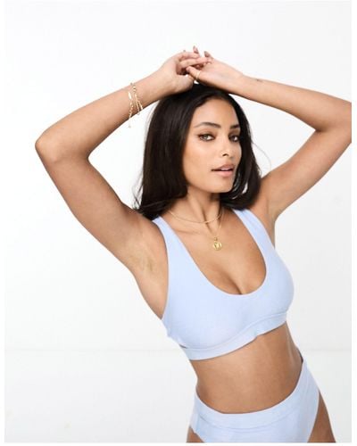 Nike Icon Cutout Bikini Top - White