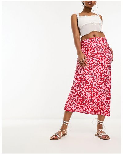 New Look Midi Skirt - Pink