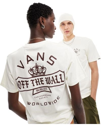 Vans Checkerboard Society T-shirt - White
