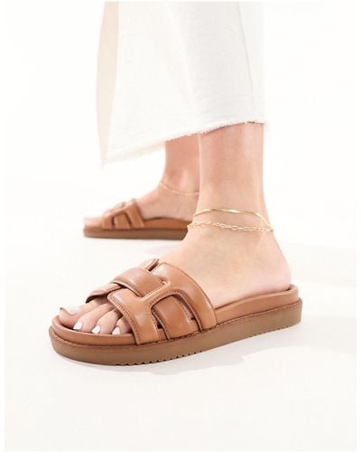 ALDO Wylalaendar Padded Footbed Sandals - White