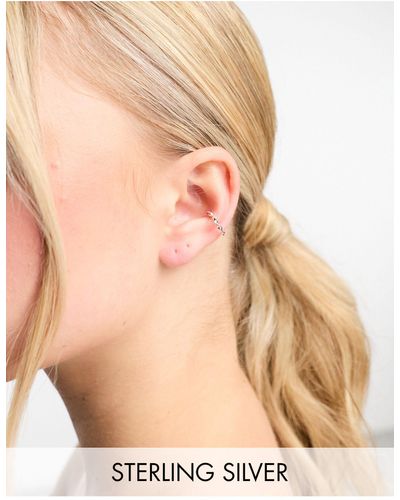 Kingsley Ryan Ear cuff con diseño retorcido - Neutro