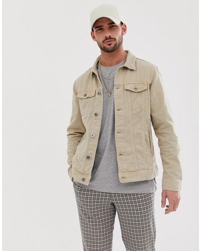 Pull&Bear Denim Jacket - Natural