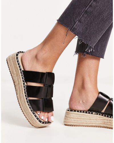 ASOS Jackson Fisherman Espadrilles - Black