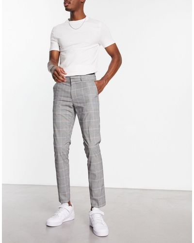 New Look Pantalon élégant coupe ajustée - Blanc