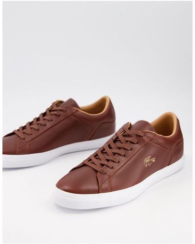 Lacoste Lerond Trainers - Brown
