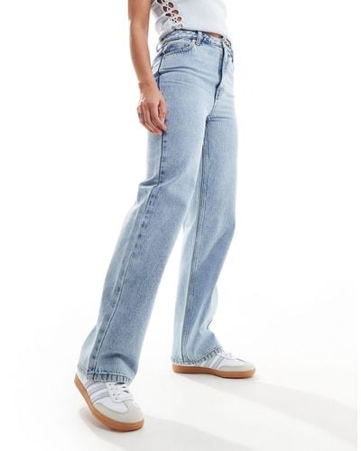 Miss Selfridge Straight Leg Jeans - Blue