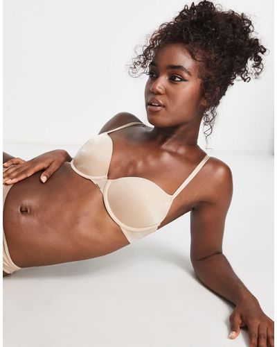 DKNY Intimates - glisten and gloss - soutien-gorge invisible - beige - Marron