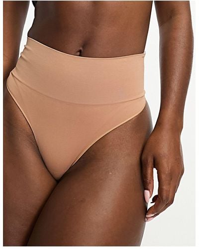 Spanx Everyday Shaping Thong - Brown
