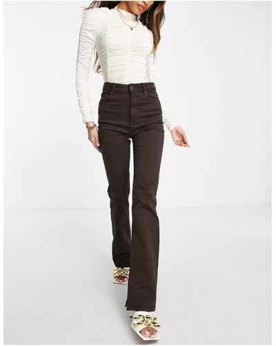 ASOS Flared Jeans - Brown