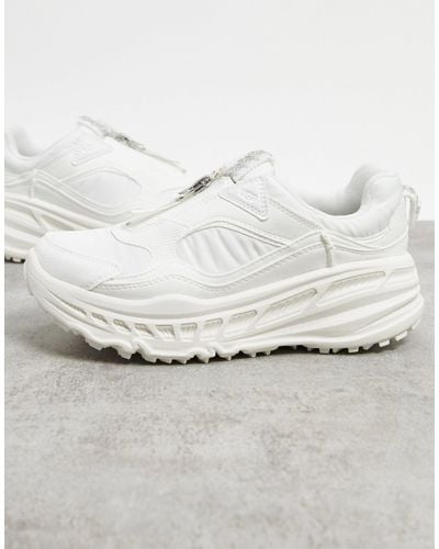 UGG Ca805 Chunky Zip Sneakers - White