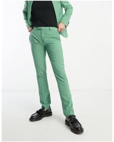 Twisted Tailor Buscot - pantaloni da abito pistacchio - Verde