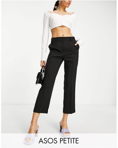 ASOS Pantalones cigarette s - Negro