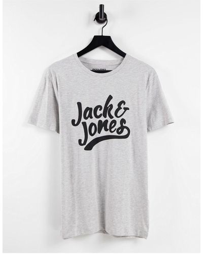 Jack & Jones Logo T-shirt - White