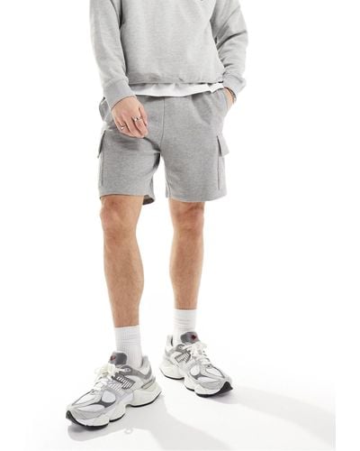 ASOS Slim Cargo Shorts - Grey