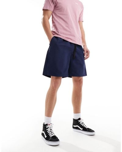 Vans – range – locker geschnittene nylon-shorts - Blau