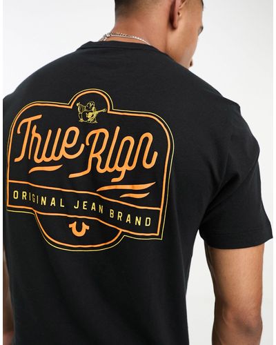 True Religion T-shirt - Zwart