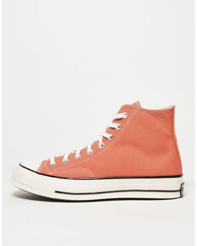 Converse Chuck 70 Hi Sneakers - Red