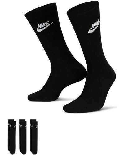 Nike Everyday Essential 3 Pack Socks - Black