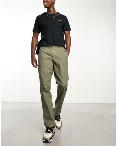 Columbia Flex roc - pantaloni multitasche kaki - Verde