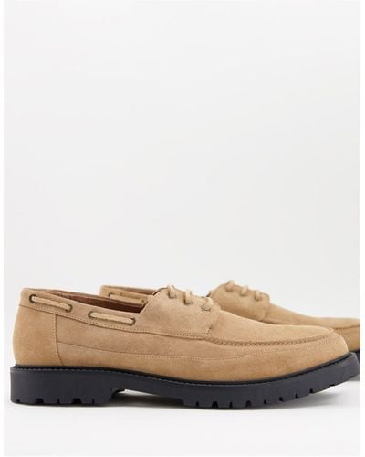 H by Hudson Keilder Chunky Boat Shoes - Natural