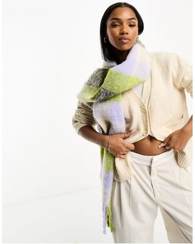 Monki Knitted Scarf - Natural