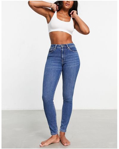 ASOS Ultimate - jeans skinny medio vintage - Blu