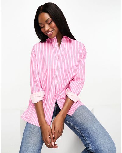 French Connection – oversize-hemd - Pink