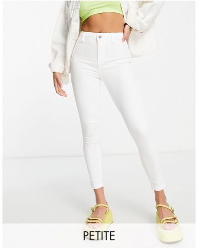 Topshop Unique Joni Jeans - White