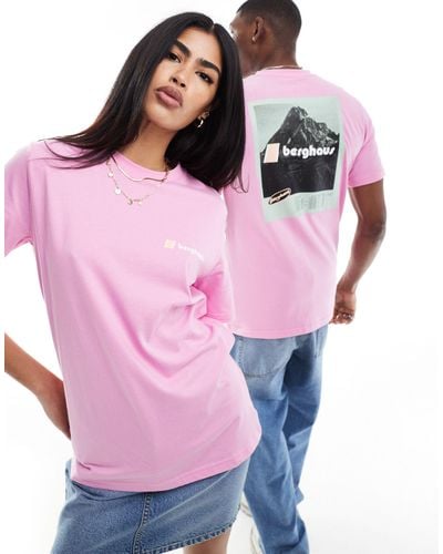 Berghaus Unisex Climbing Record Short Sleeve T-shirt - Pink