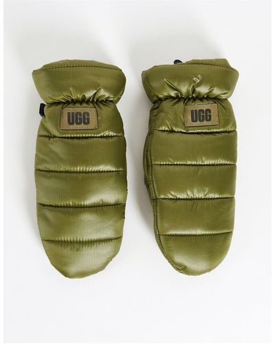 UGG Poly Padded Mittens - Green