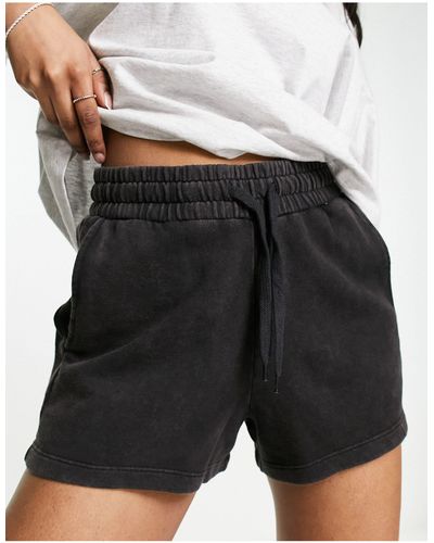 The North Face Heritage Dye Pack Fleece Shorts - Black