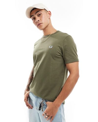 Fred Perry Ringer T-shirt - Green