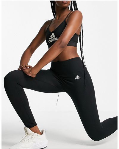 adidas Originals Adidas Training - Naadloze 7/8e legging - Zwart