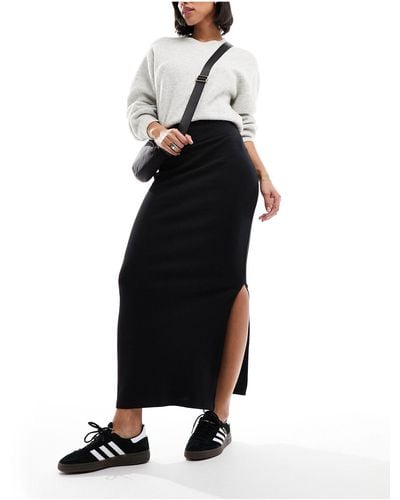 Pimkie Column Maxi Skirt - Black