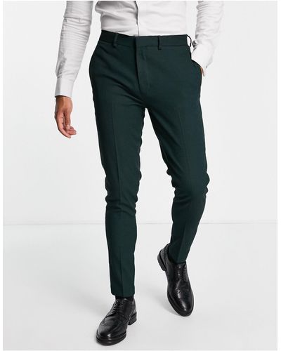 ASOS Wedding Super Skinny Suit Trousers - Green
