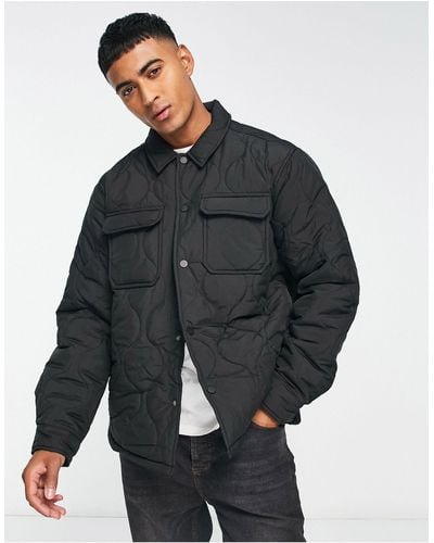 New Look Quilted Jacket - Grey