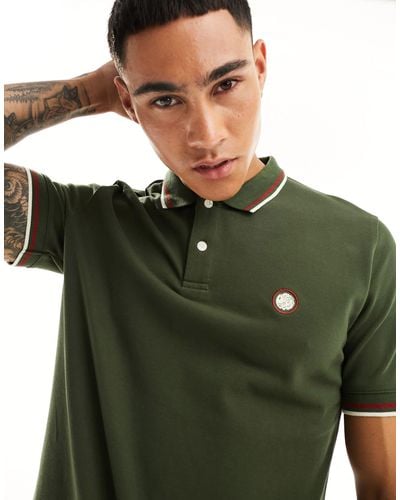 Pretty Green Pretty Barton Polo Shirt - Green