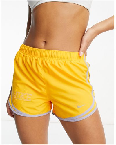 Women's Los Angeles Sparks Nike Yellow Practice Shorts