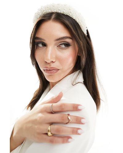 ASOS Bridal Padded Headband - Natural