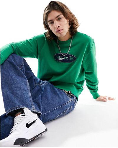 Nike Chest Logo Sweatshirt - Green