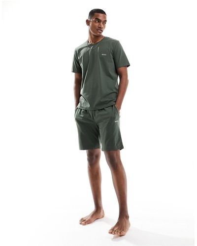 BOSS Pantalones cortos s mix & match - Verde