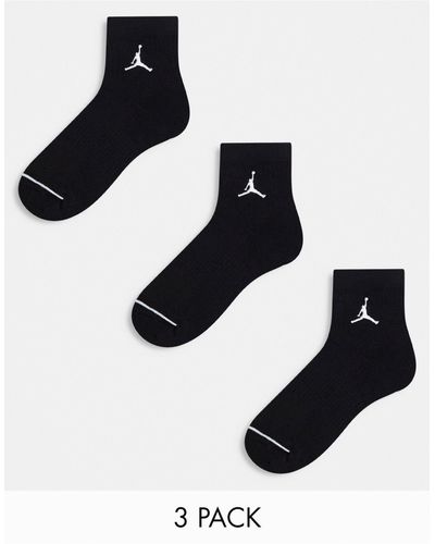 Nike Set Van 3 Paar Sokken - Zwart